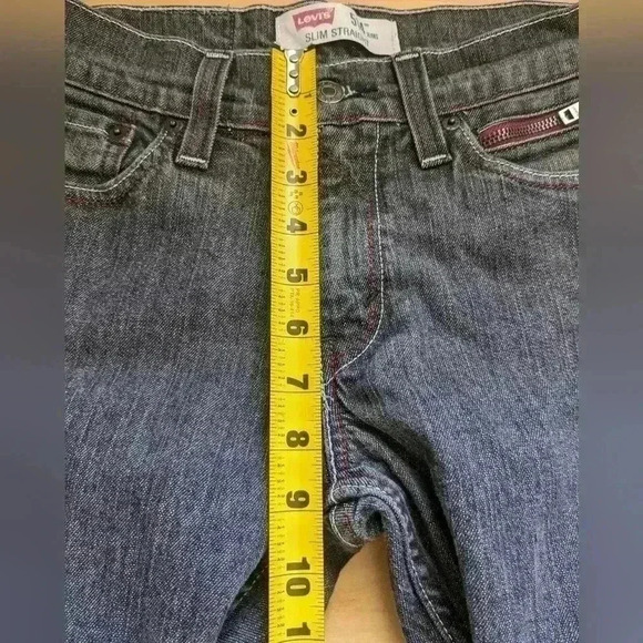 VTG LEVI'S model  514 SLIM STRAIGHT size 28X32 Made in Mexico - Picture 9 of 10